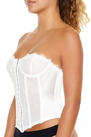 Lace Lingerie Corset Tube Top
