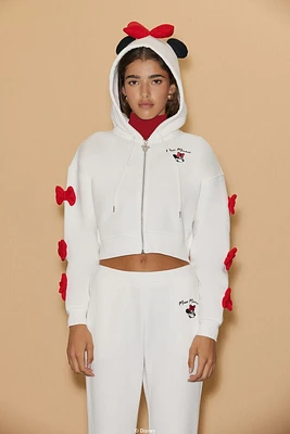 Disney Minnie Mouse Bow Zip-Up Hoodie