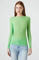 Fitted Long-Sleeve Top