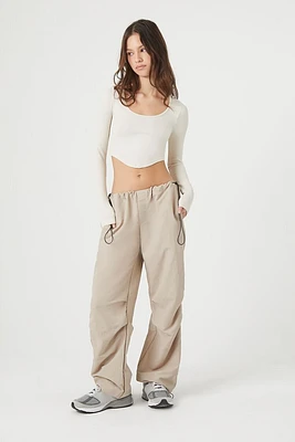 Toggle Drawstring Joggers