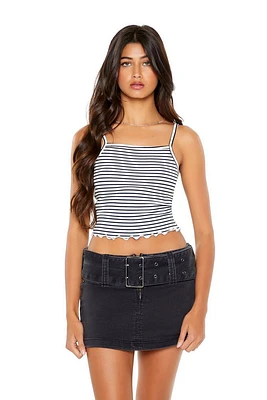 Striped Cropped Cami