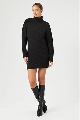 Turtleneck Mini Sweater Dress