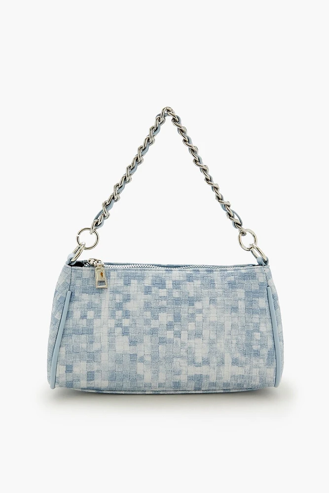 Basketwoven Shoulder Bag