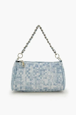 Basketwoven Shoulder Bag