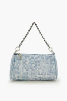 Basketwoven Shoulder Bag