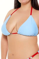 Plus Bar Triangle Bikini Top