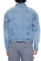 Distressed Denim Trucker Jacket