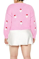 Plus Santa Cardigan Sweater