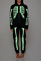 Glow-in-the-Dark Skeleton Pajama Jumpsuit