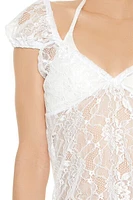 Lace Swim Cover-Up Dress