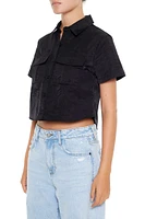 Cropped Pocket Shirt