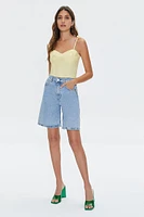 Sweetheart Linen-Blend Cami