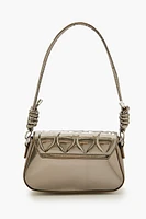 Quilted Metallic Shoulder Bag