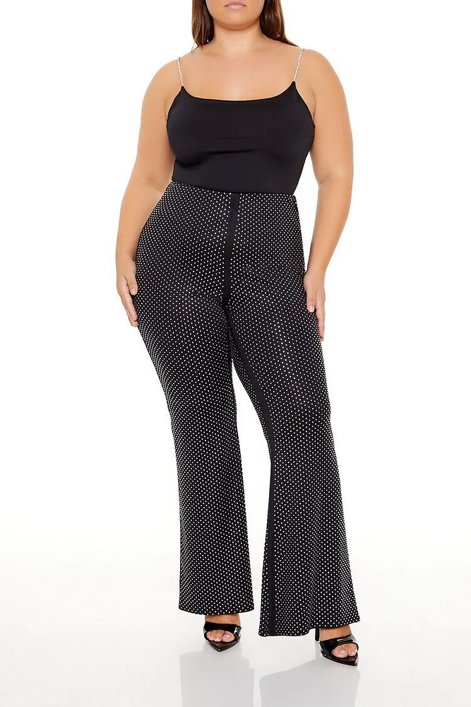 Plus Contour Sculpt Rhinestone Pants