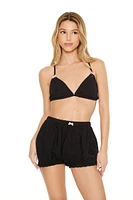 Bow Triangle Bralette