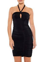 Halter Cutout Bodycon Mini Dress