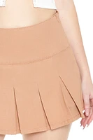 Pleated Mini Skirt