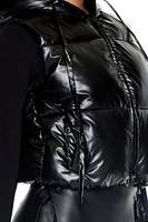 Hooded Quilted Puffer Vest