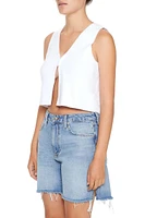 Cropped Sweater Vest