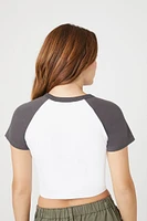 St Barths Lace-Up Raglan Tee