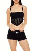 Cropped Crochet Cami