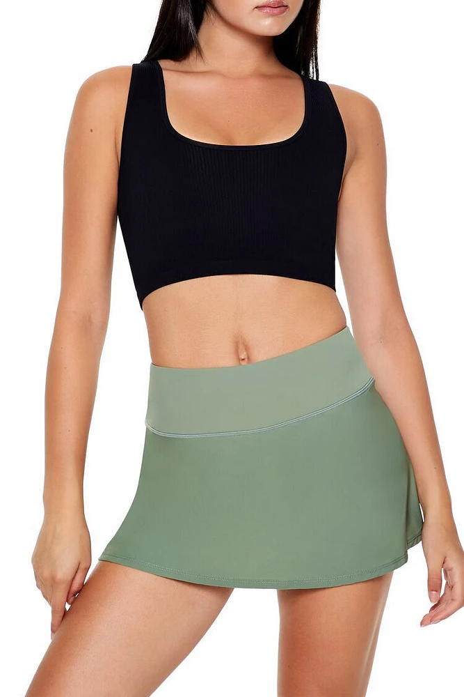 Seamless Ribbed Sports Bra