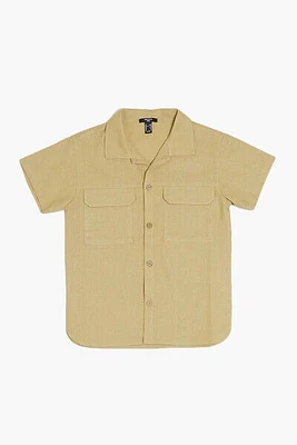 Kids Curved-Hem Shirt (Girls + Boys)