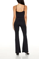 Contour Sculpt Flare Jumpsuit