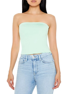 Contour Sculpt Cropped Tube Top