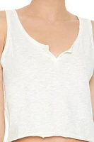 Cropped High-Low Tank Top