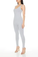 Fitted Low-Cut Tank Jumpsuit