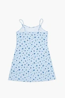 Girls Lace-Trim Floral Dress (Kids)