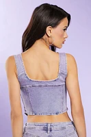 Denim Crop Top