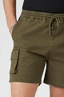 Drawstring Cargo Shorts