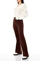 High-Rise Corduroy Flare Pants