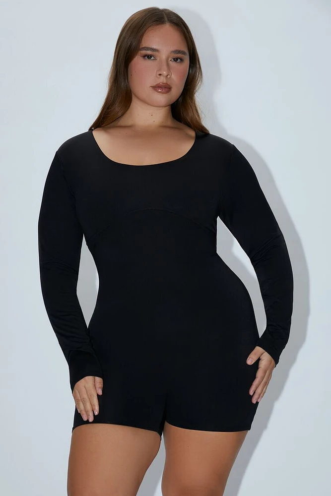 Plus Contour Sculpt Romper