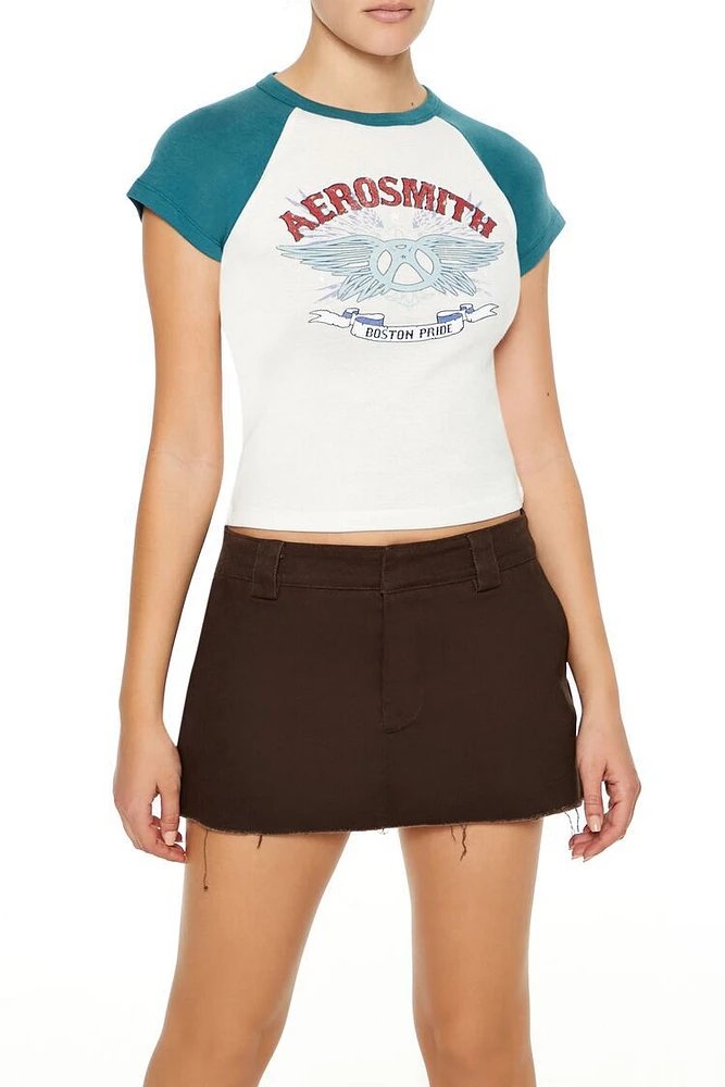 Aerosmith Raglan Baby Tee