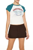 Aerosmith Raglan Baby Tee