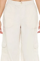 Wide-Leg Cargo Pants