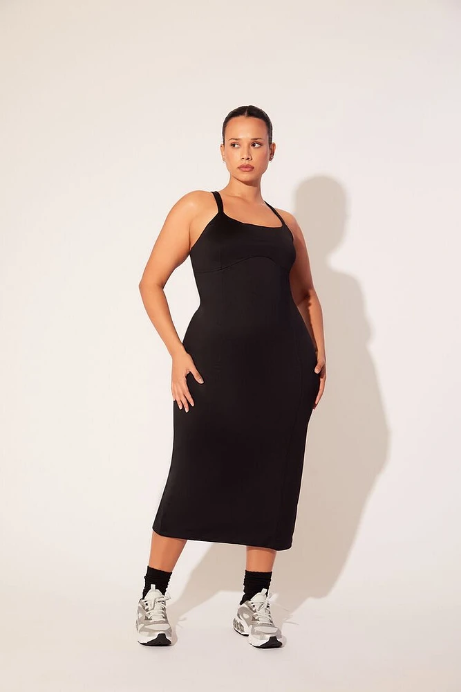 Plus Contour Sculpt Maxi Dress