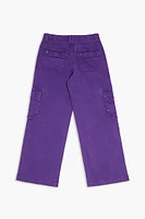 Girls High-Rise Cargo Pants (Kids)
