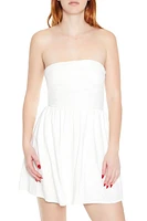 Strapless A-Line Mini Dress