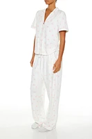 Ice Skate Shirt & Pants Pajama Set