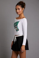 Boston Celtics Off-the-Shoulder Top