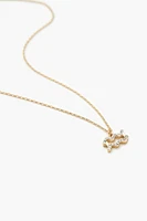 Rhinestone Zodiac Charm Necklace