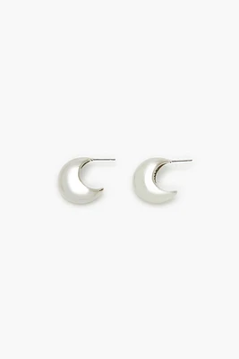 Smooth Geo Hoop Earrings