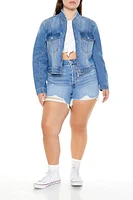 Plus Denim Trucker Jacket