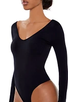 Seamless Thong V-Neck Bodysuit