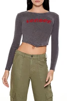 London V-Cut Cropped Tee