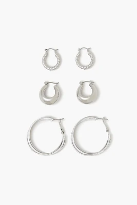 Twisted Hoop Earring Set